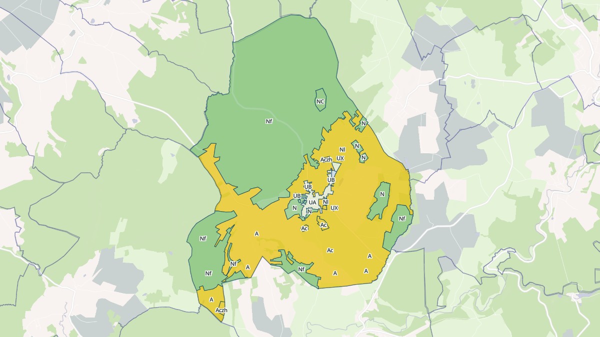 Aperçu cartographique de Bleurville, centré sur la commune