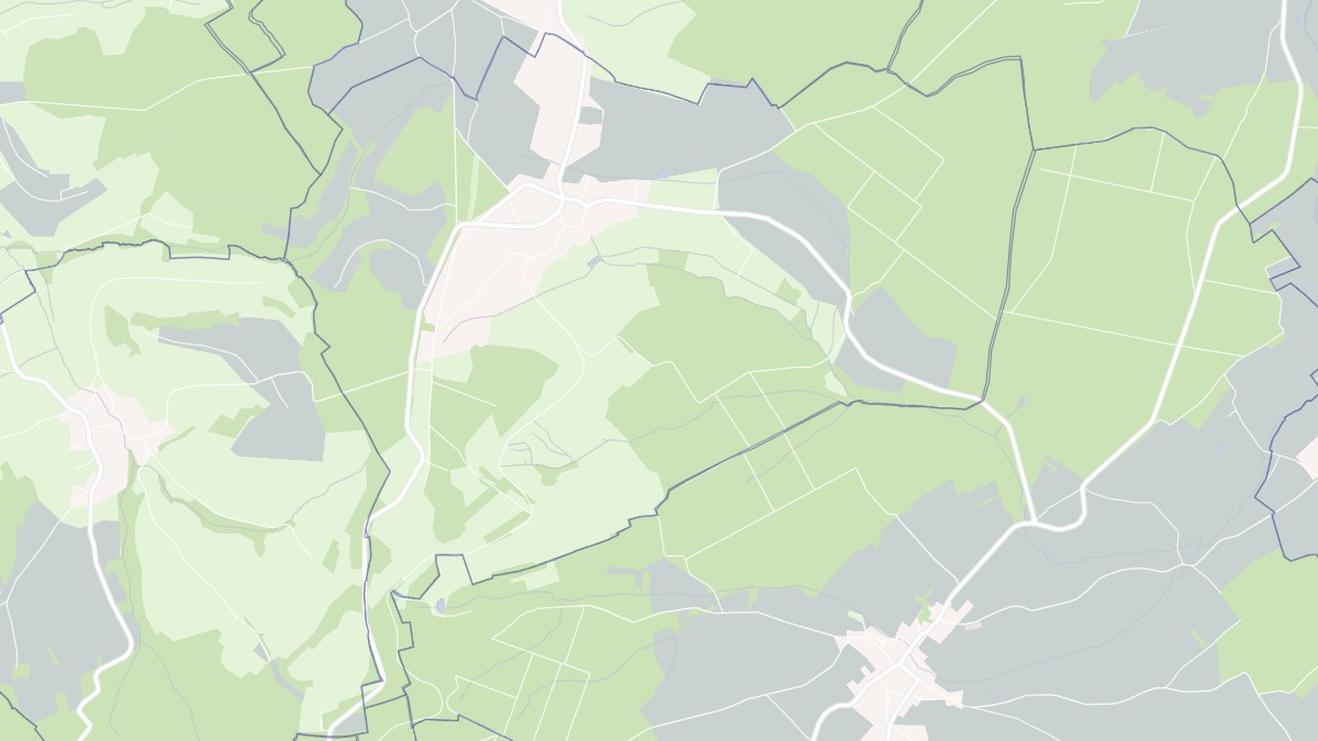 Aperçu cartographique de Bouxières-aux-Bois, centré sur la commune