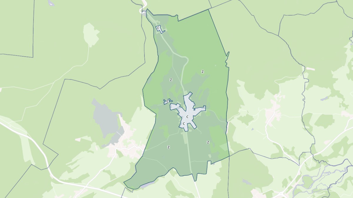 Aperçu cartographique de Charmois-devant-Bruyères, centré sur la commune