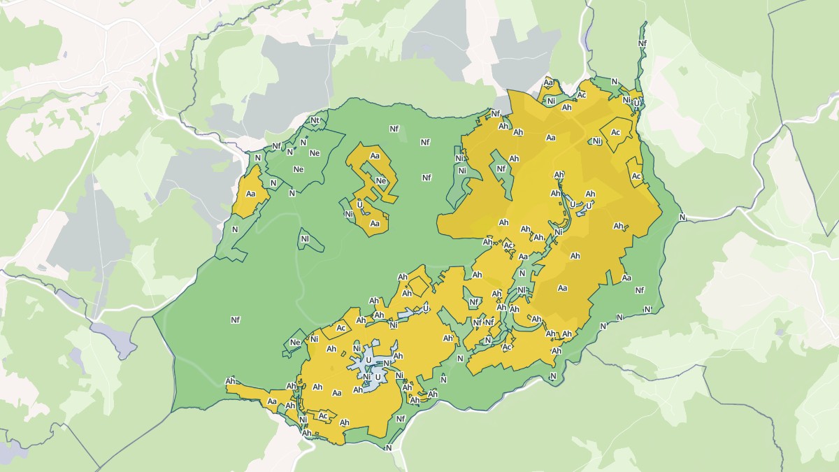 Aperçu cartographique de Le Clerjus, centré sur la commune