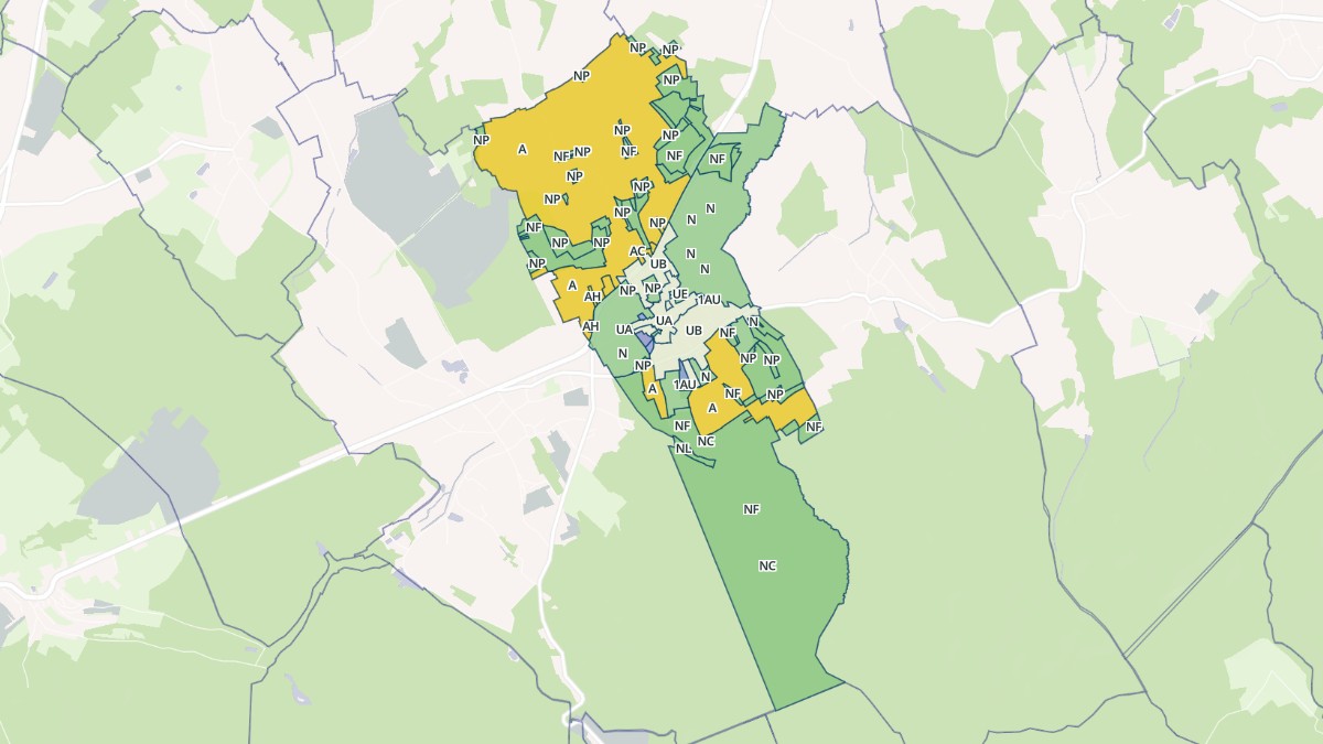 Aperçu cartographique de Fontenay, centré sur la commune
