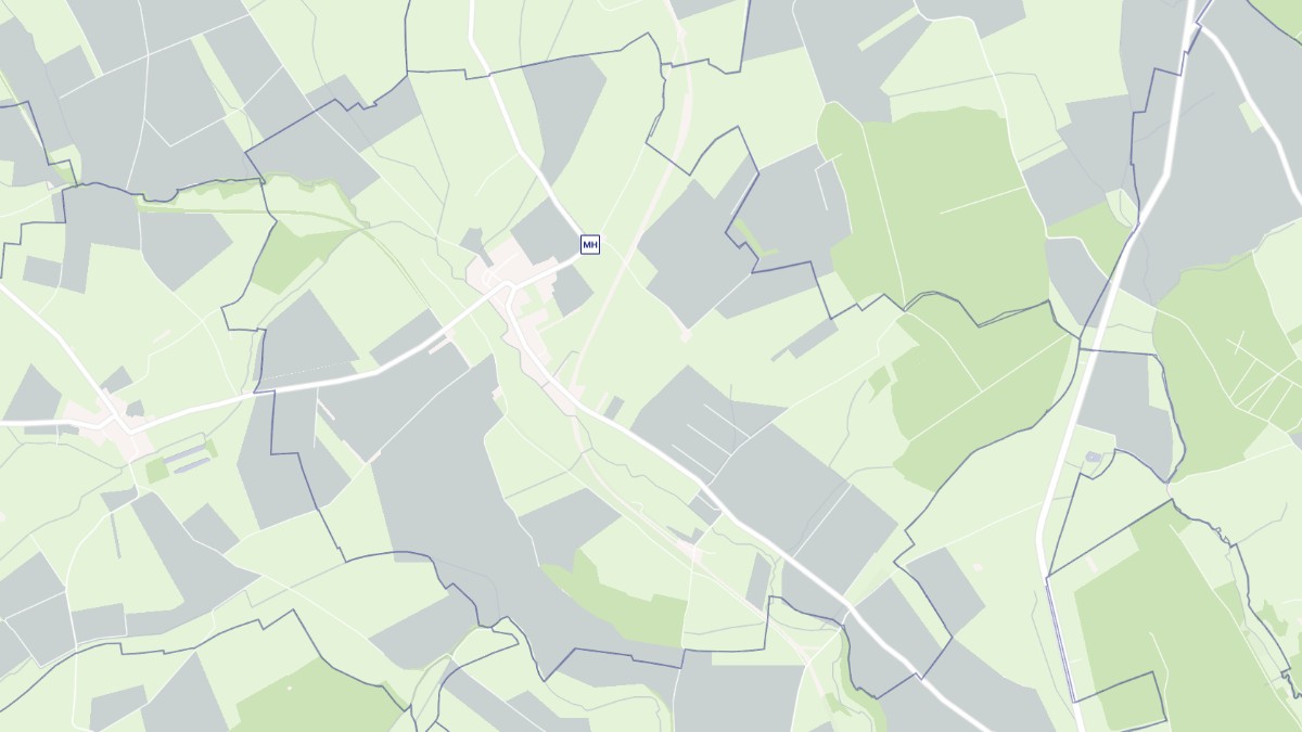 Aperçu cartographique de Frenelle-la-Grande, centré sur la commune