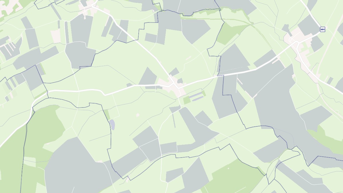 Aperçu cartographique de Frenelle-la-Petite, centré sur la commune