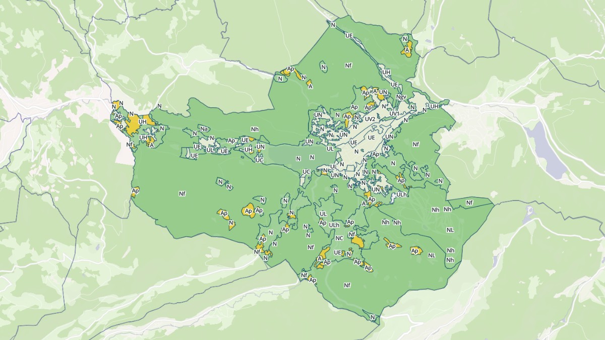 Aperçu cartographique de Gérardmer, centré sur la commune