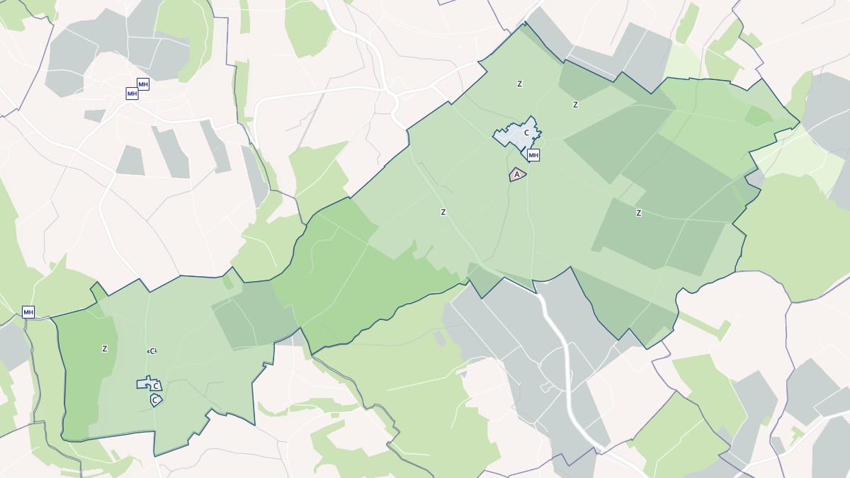 Aperçu cartographique de Hagnéville-et-Roncourt, centré sur la commune