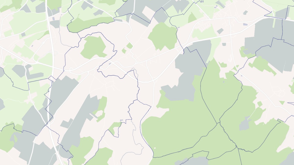 Aperçu cartographique de Houécourt, centré sur la commune