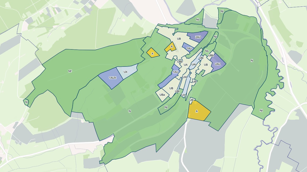 Aperçu cartographique de Hymont, centré sur la commune
