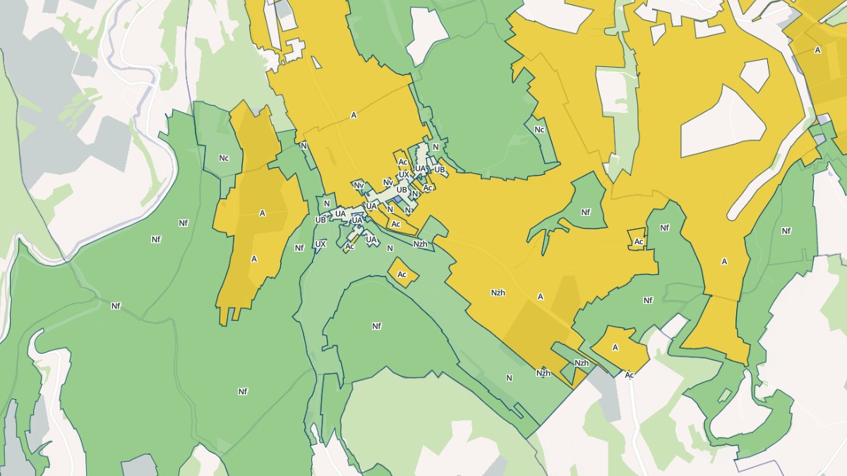 Aperçu cartographique de Landaville, centré sur la commune