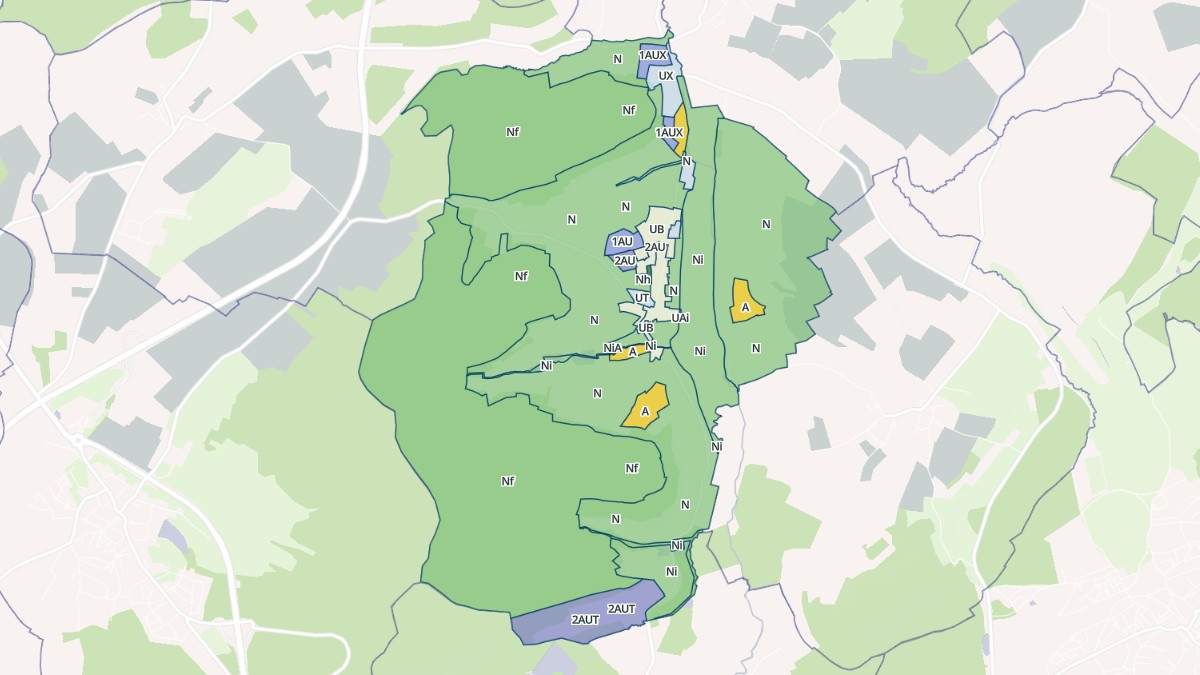 Aperçu cartographique de Mandres-sur-Vair, centré sur la commune