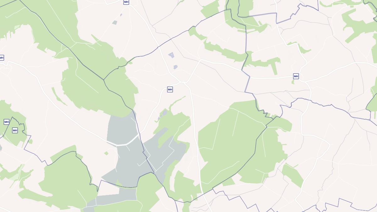 Aperçu cartographique de Médonville, centré sur la commune