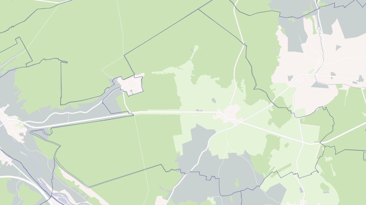 Aperçu cartographique de Moriville, centré sur la commune