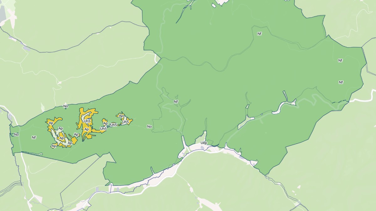 Aperçu cartographique de Mortagne, centré sur la commune