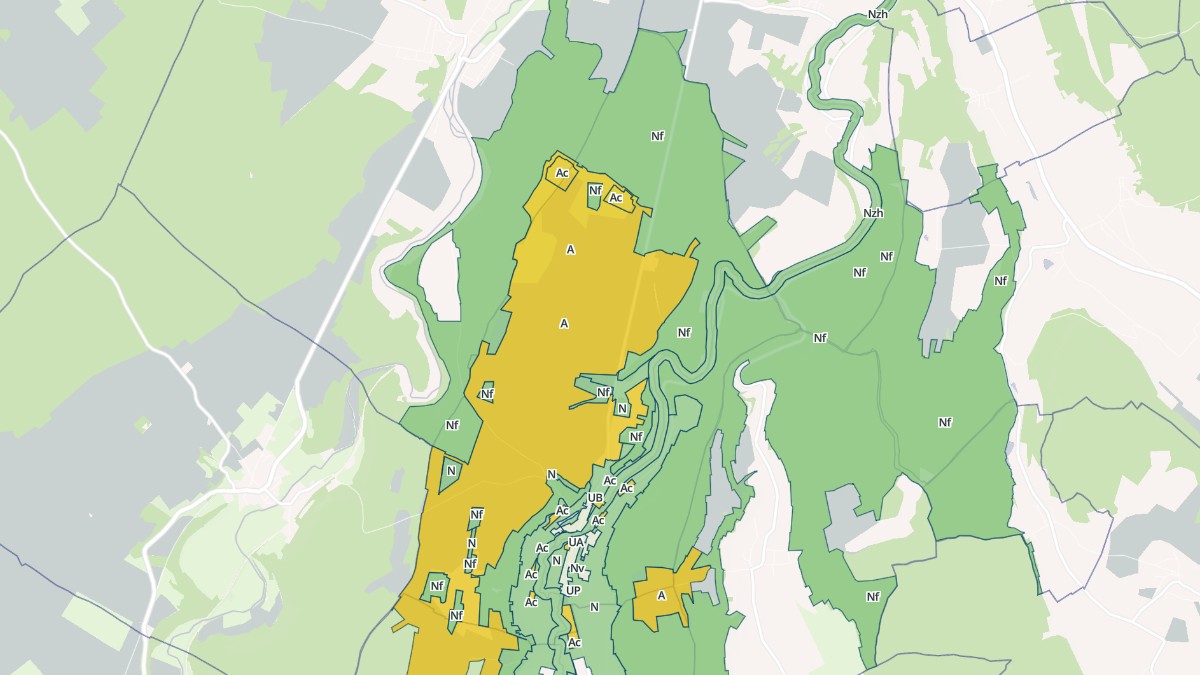 Aperçu cartographique de Pompierre, centré sur la commune
