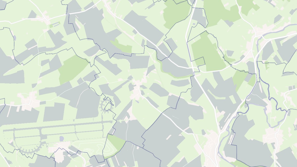 Aperçu cartographique de Puzieux, centré sur la commune