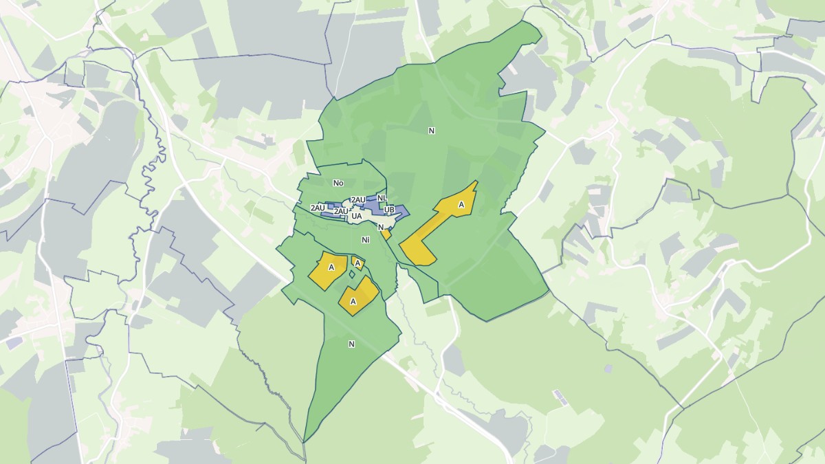 Aperçu cartographique de Racécourt, centré sur la commune