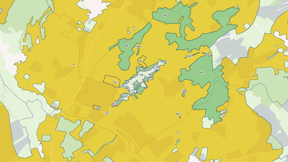 Aperçu cartographique de Rainville, centré sur la commune