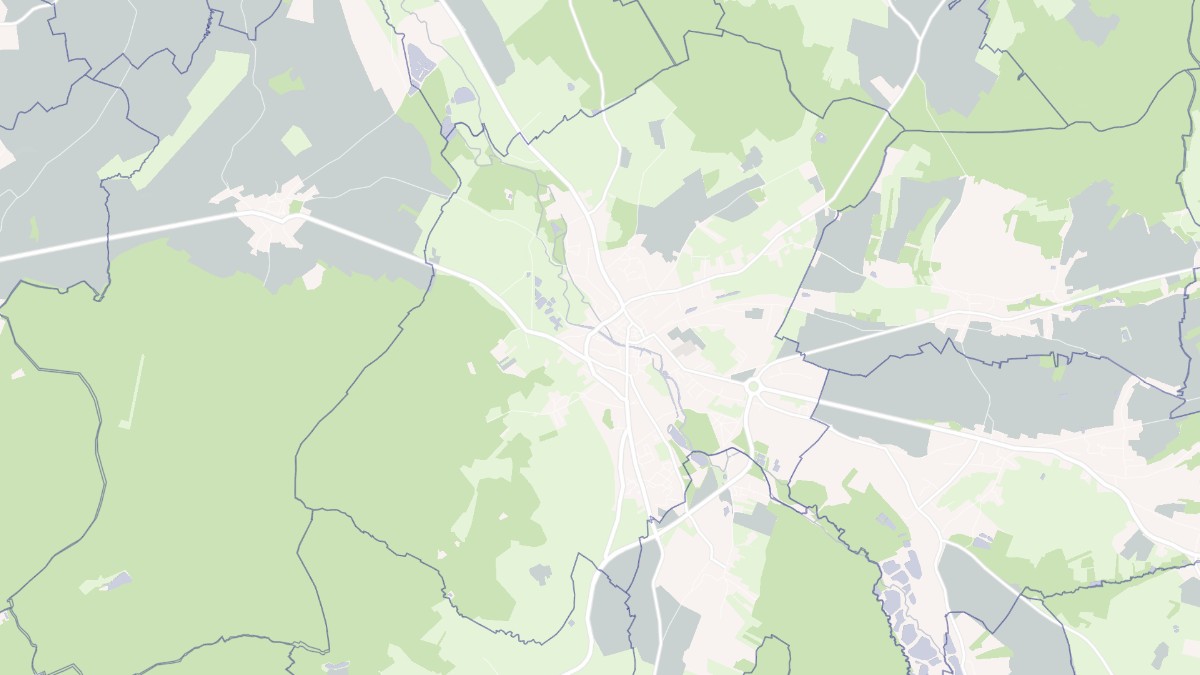 Aperçu cartographique de Rambervillers, centré sur la commune