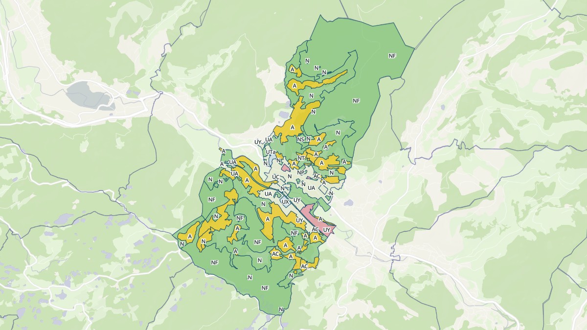 Aperçu cartographique de Ramonchamp, centré sur la commune
