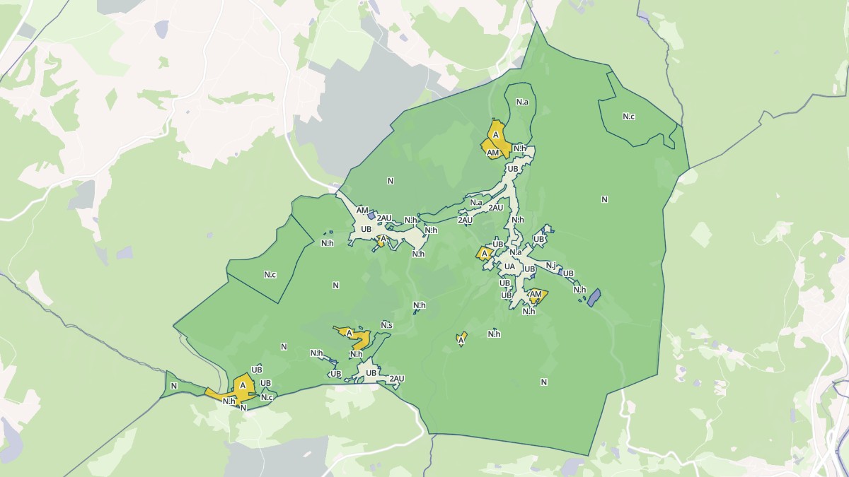 Aperçu cartographique de Raon-aux-Bois, centré sur la commune