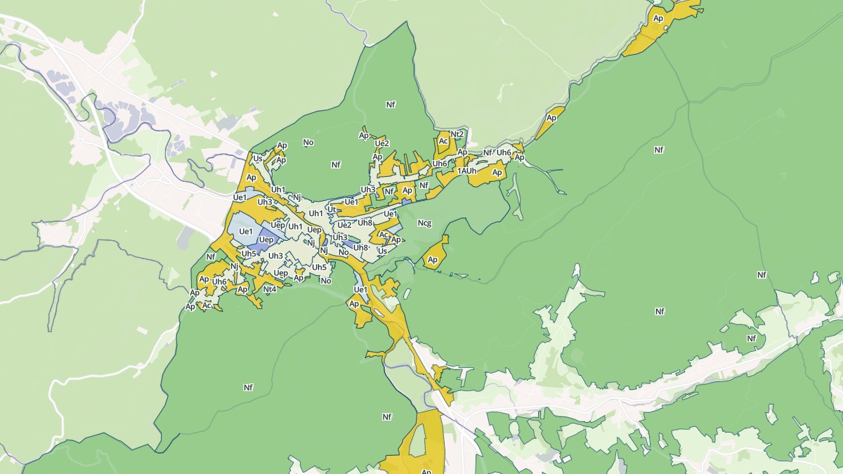 Aperçu cartographique de Raon-l'Étape, centré sur la commune