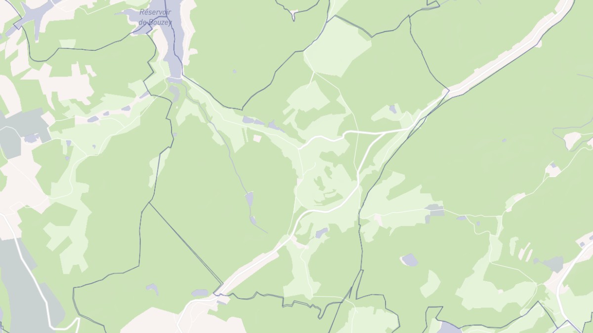 Aperçu cartographique de Renauvoid, centré sur la commune