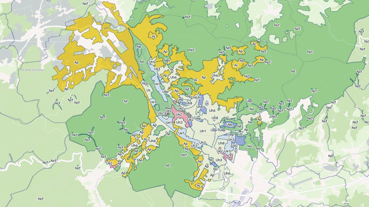 Aperçu cartographique de Saint-Dié-des-Vosges, centré sur la commune