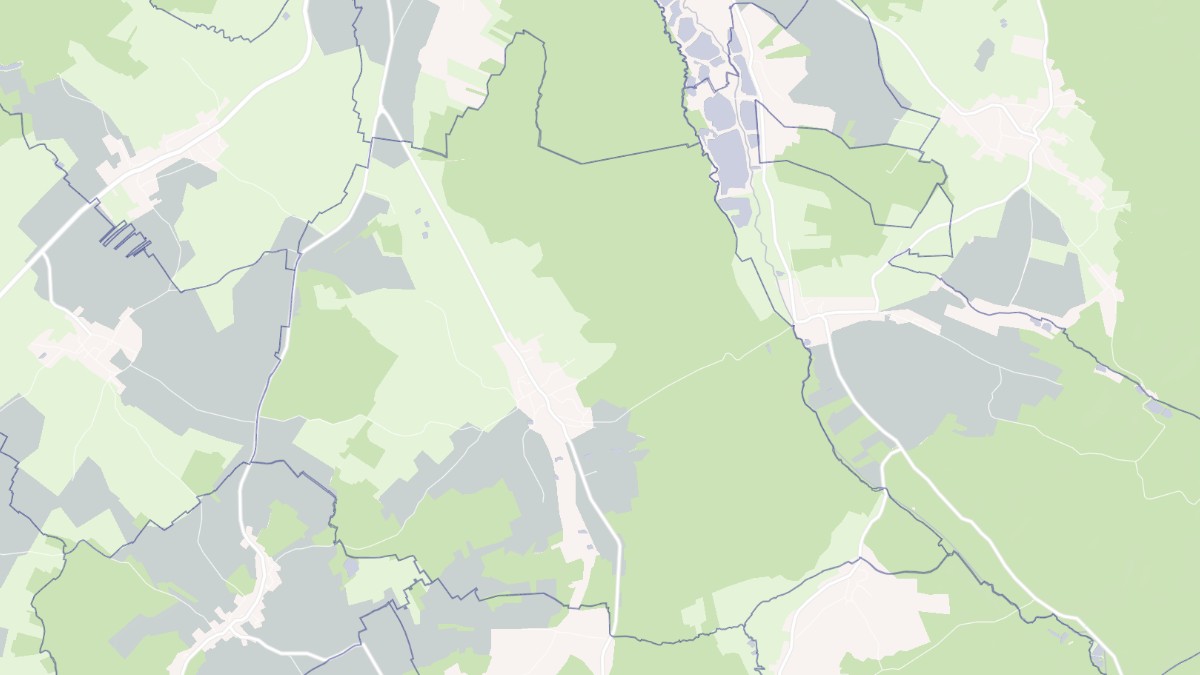 Aperçu cartographique de Sainte-Hélène, centré sur la commune