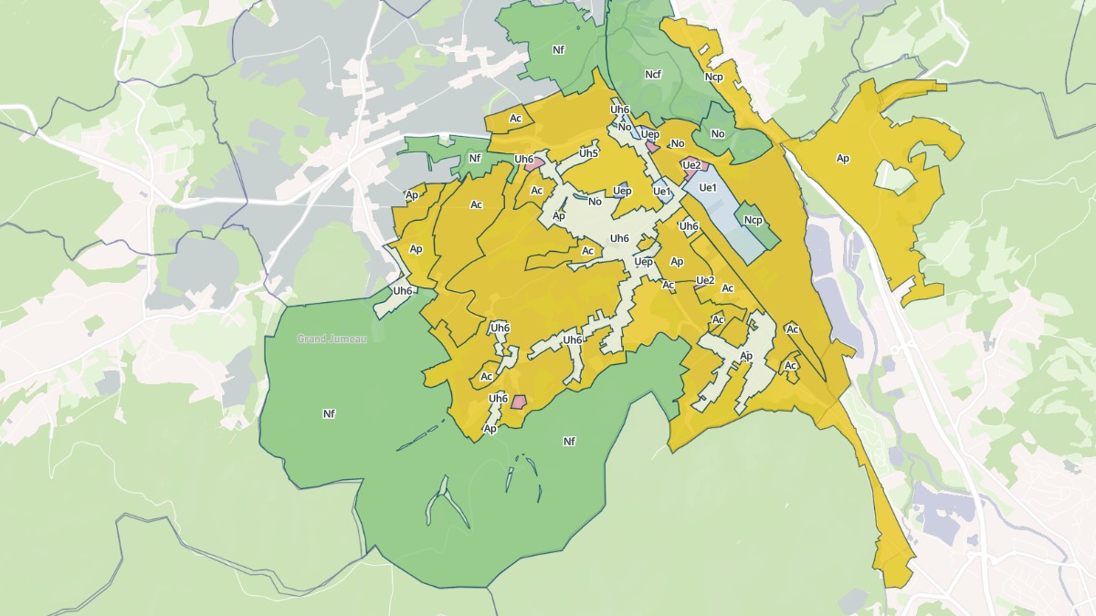 Aperçu cartographique de Saint-Michel-sur-Meurthe, centré sur la commune