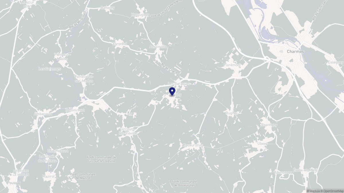 Aperçu cartographique de Savigny, centré sur la commune