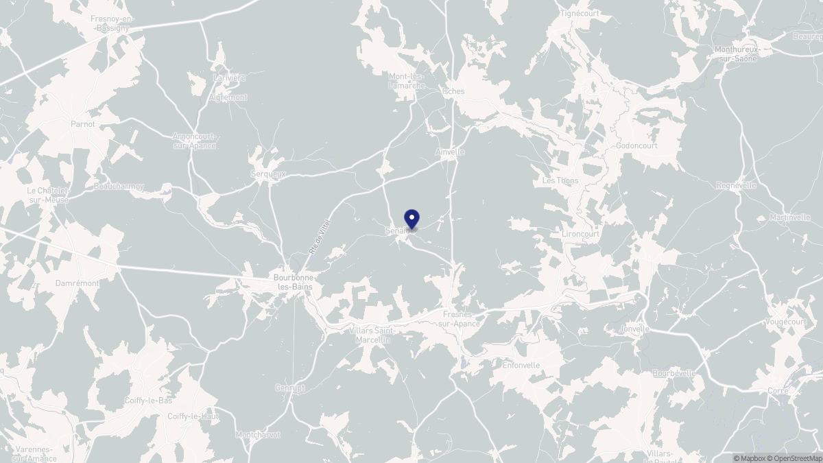 Aperçu cartographique de Senaide, centré sur la commune
