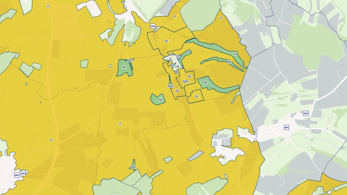 Aperçu cartographique de Soncourt, centré sur la commune