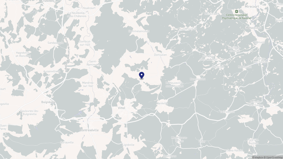 Aperçu cartographique de They-sous-Montfort, centré sur la commune