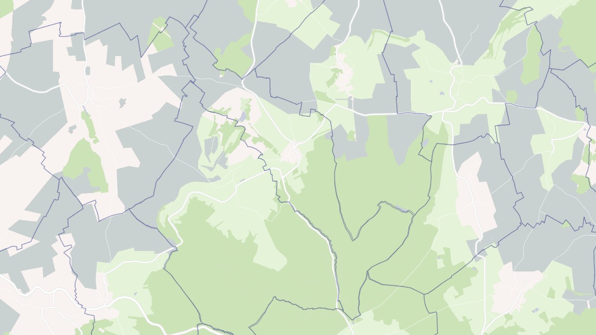 Aperçu cartographique de Thuillières, centré sur la commune