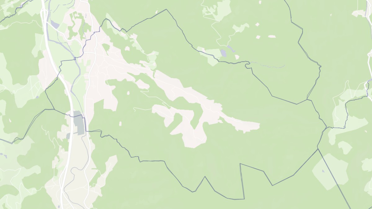Aperçu cartographique de Vecoux, centré sur la commune
