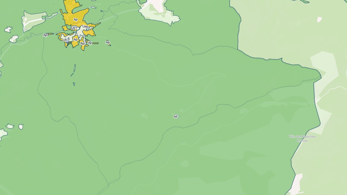 Aperçu cartographique de Vexaincourt, centré sur la commune