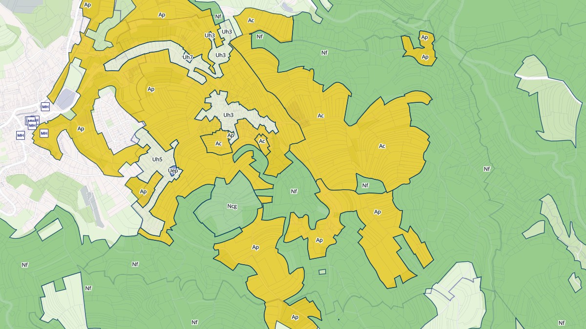 Aperçu cartographique de Vieux-Moulin, centré sur la commune