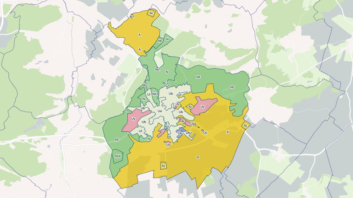 Aperçu cartographique de Vittel, centré sur la commune
