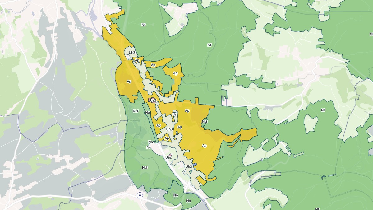 Aperçu cartographique de La Voivre, centré sur la commune
