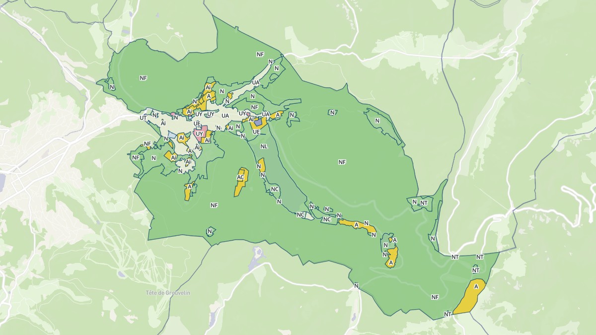 Aperçu cartographique de Xonrupt-Longemer, centré sur la commune