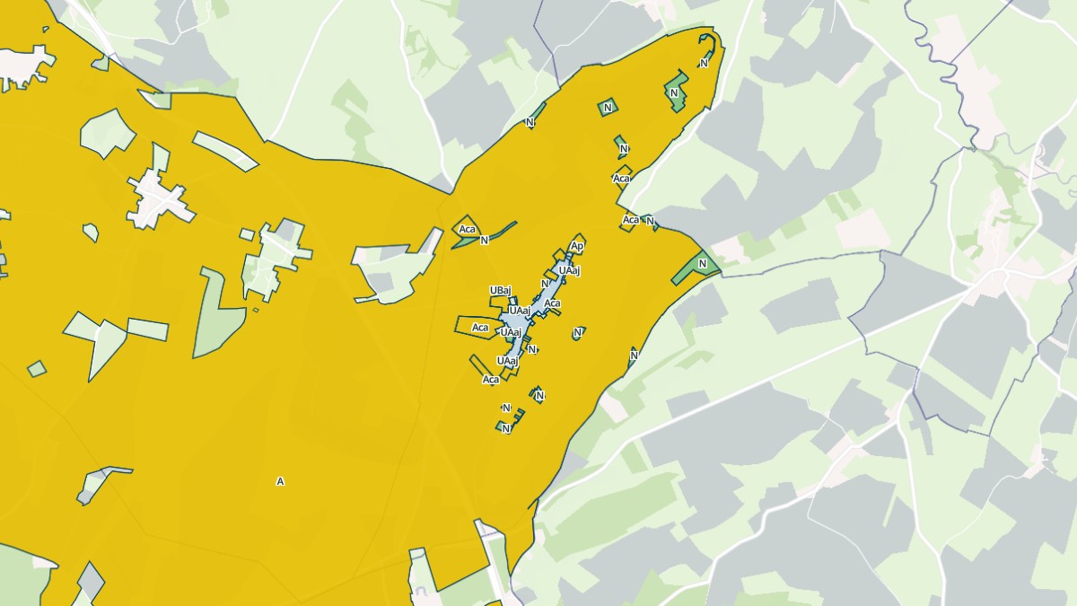 Aperçu cartographique de Athie, centré sur la commune