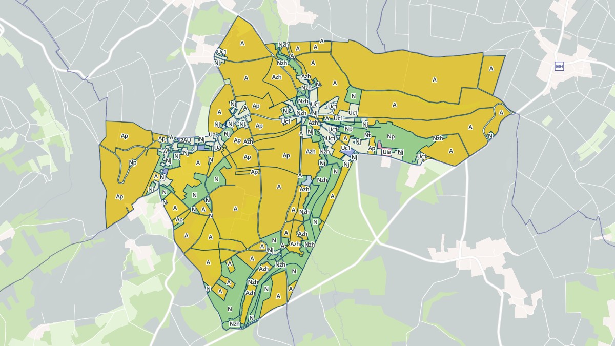 Aperçu cartographique de Beauvoir, centré sur la commune
