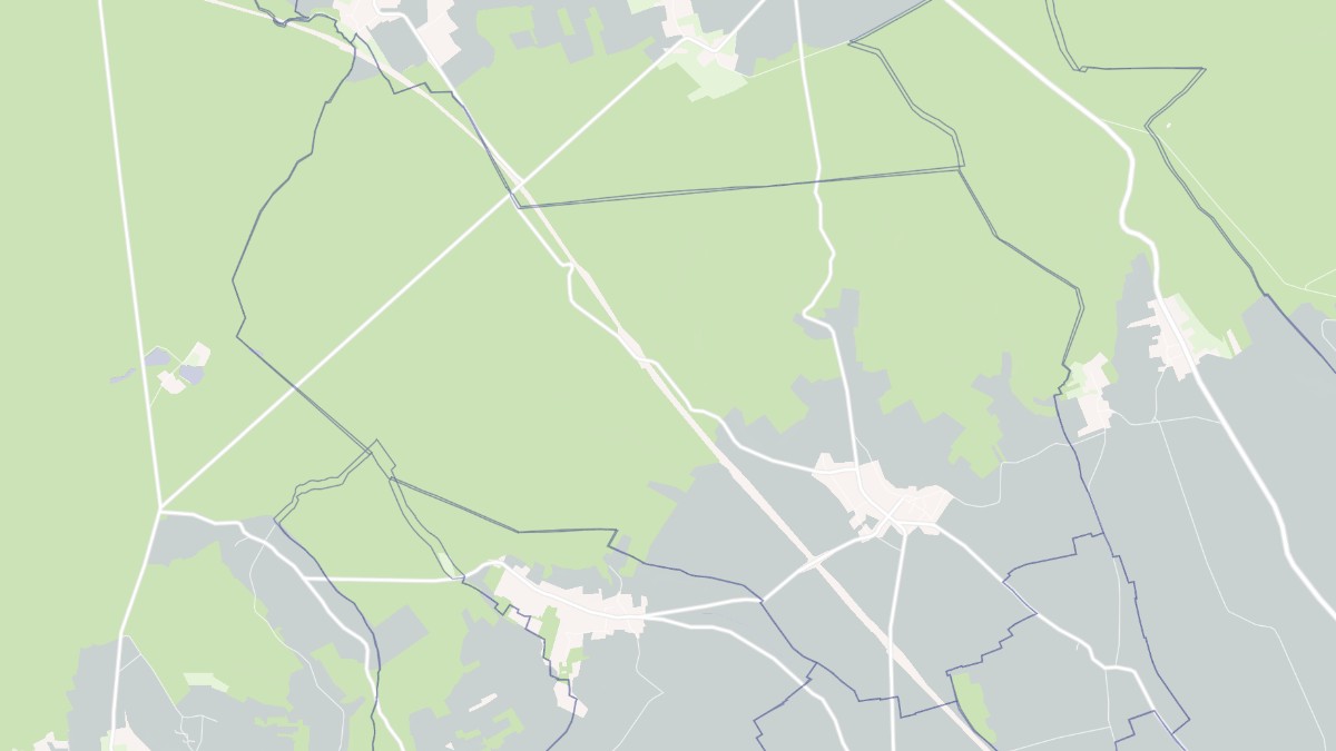 Aperçu cartographique de Bellechaume, centré sur la commune