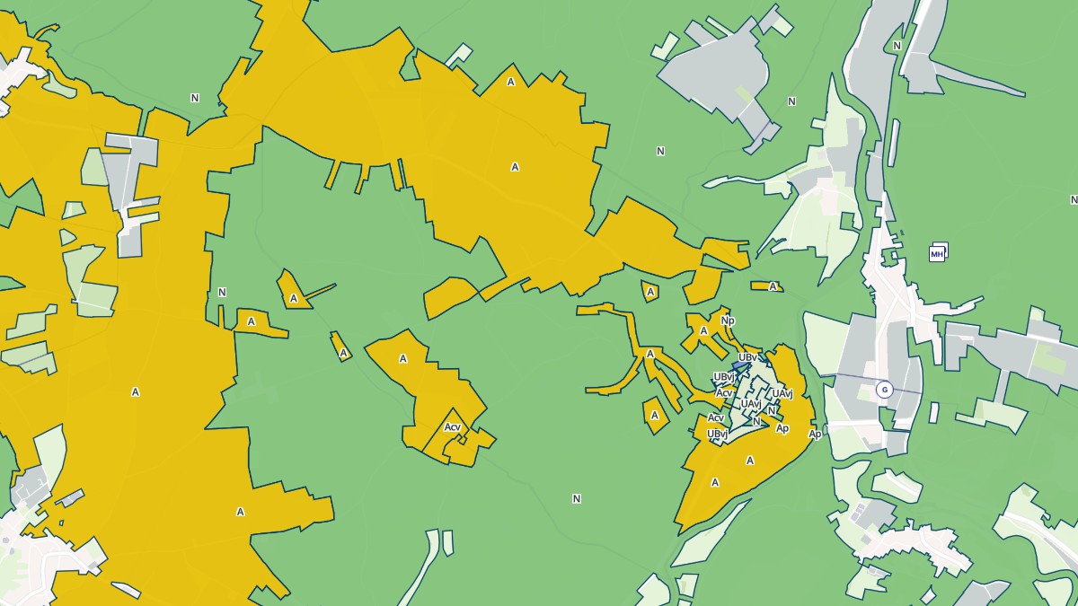Aperçu cartographique de Blannay, centré sur la commune