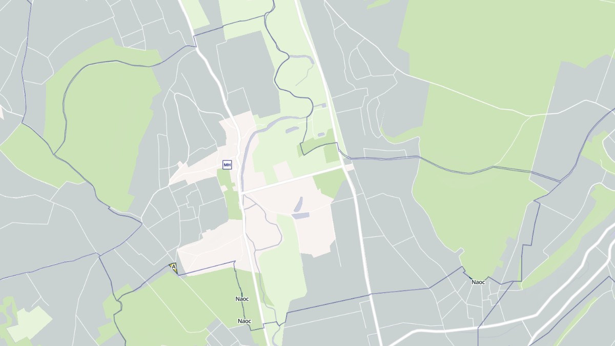 Aperçu cartographique de La Chapelle-Vaupelteigne, centré sur la commune