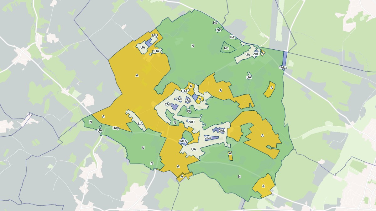 Aperçu cartographique de Charbuy, centré sur la commune