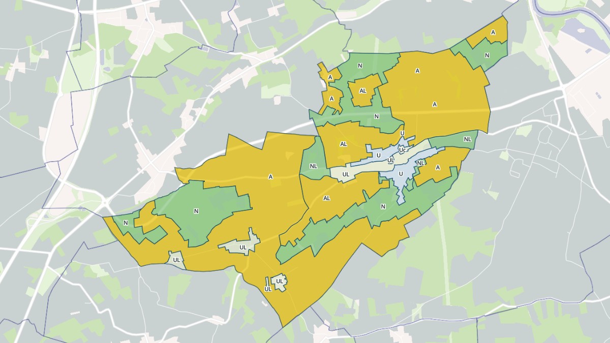 Aperçu cartographique de Collemiers, centré sur la commune