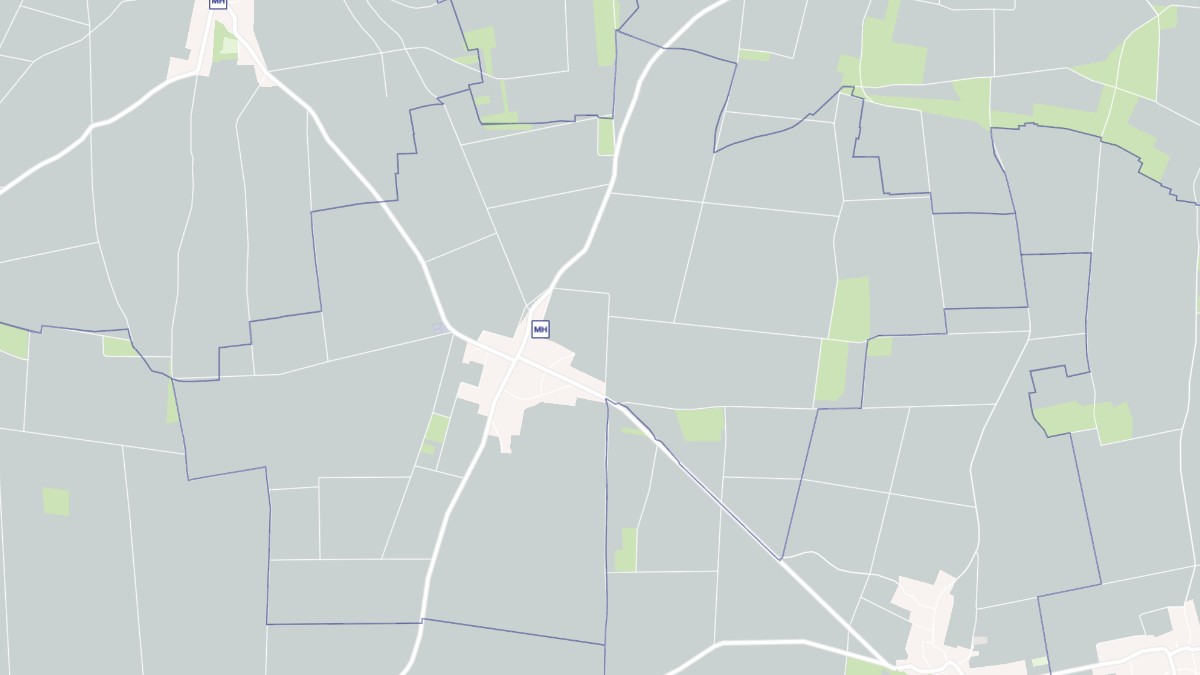 Aperçu cartographique de Compigny, centré sur la commune