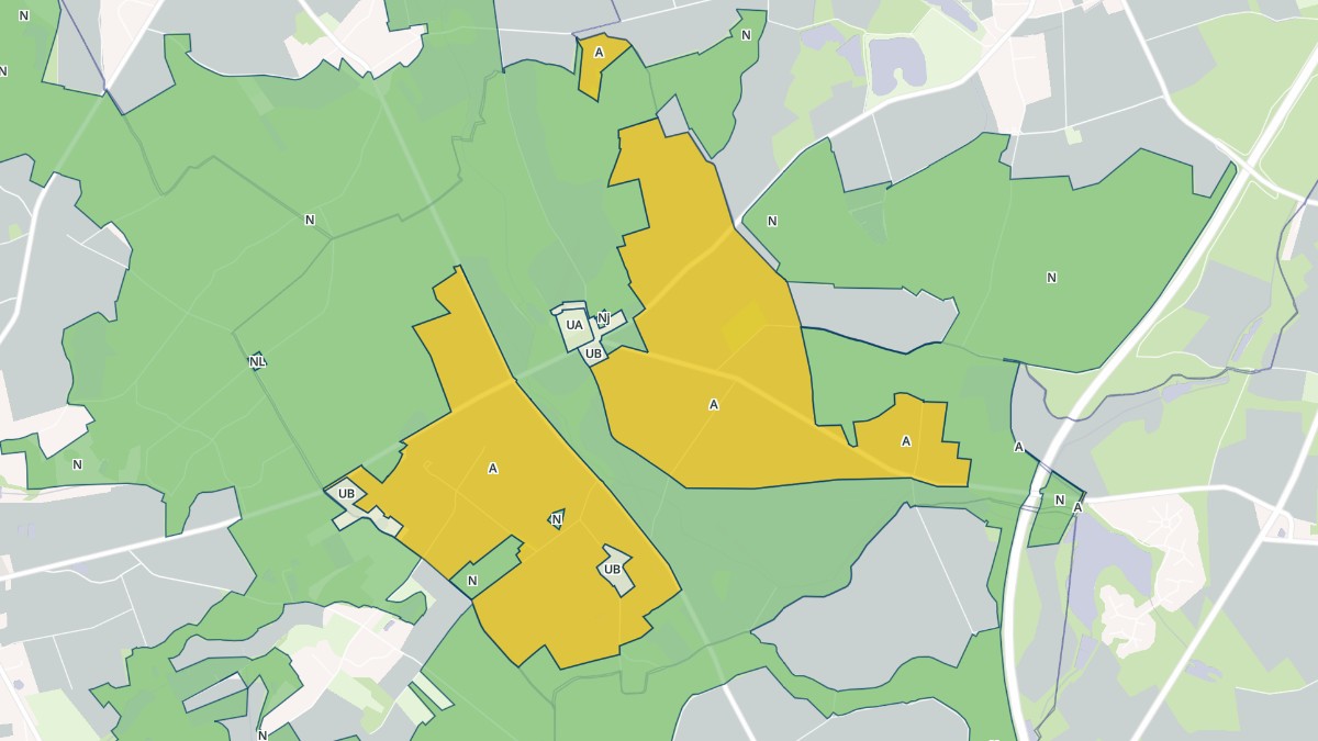 Aperçu cartographique de Courtoin, centré sur la commune