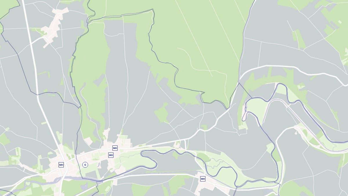 Aperçu cartographique de Crain, centré sur la commune