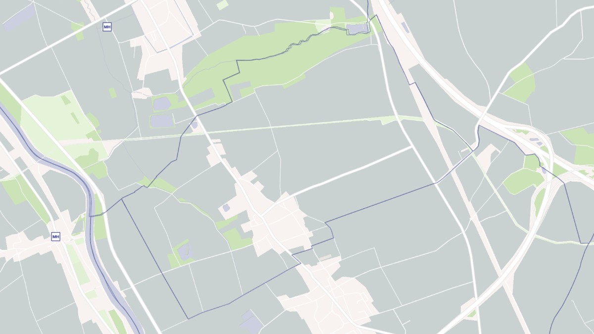 Aperçu cartographique de Évry, centré sur la commune